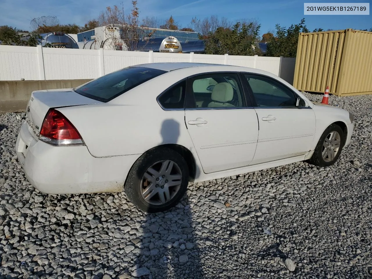 2011 Chevrolet Impala Lt VIN: 2G1WG5EK1B1267189 Lot: 78075734