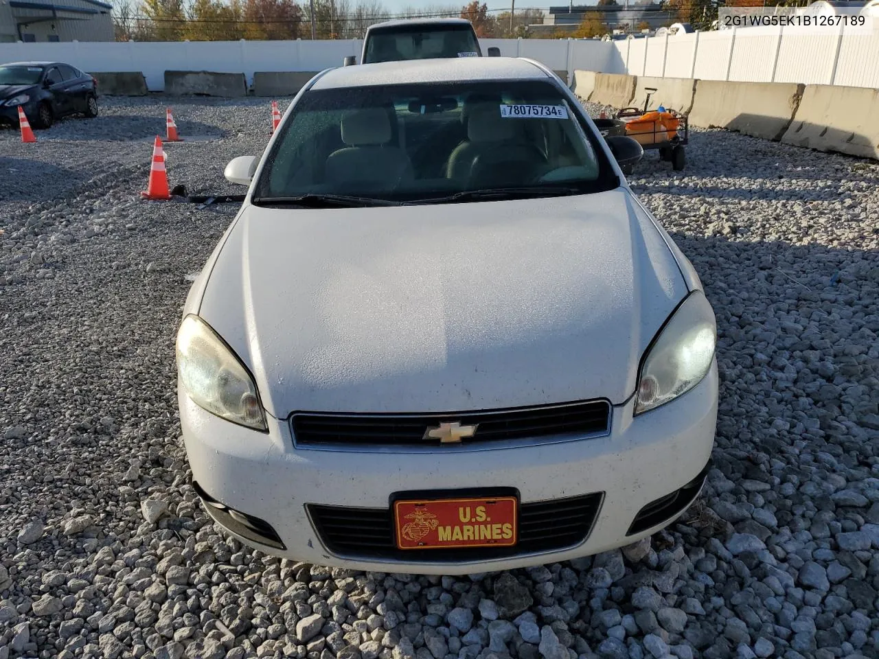 2011 Chevrolet Impala Lt VIN: 2G1WG5EK1B1267189 Lot: 78075734