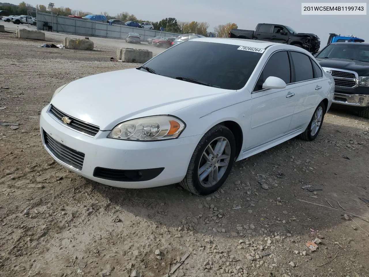 2011 Chevrolet Impala Ltz VIN: 2G1WC5EM4B1199743 Lot: 78266264