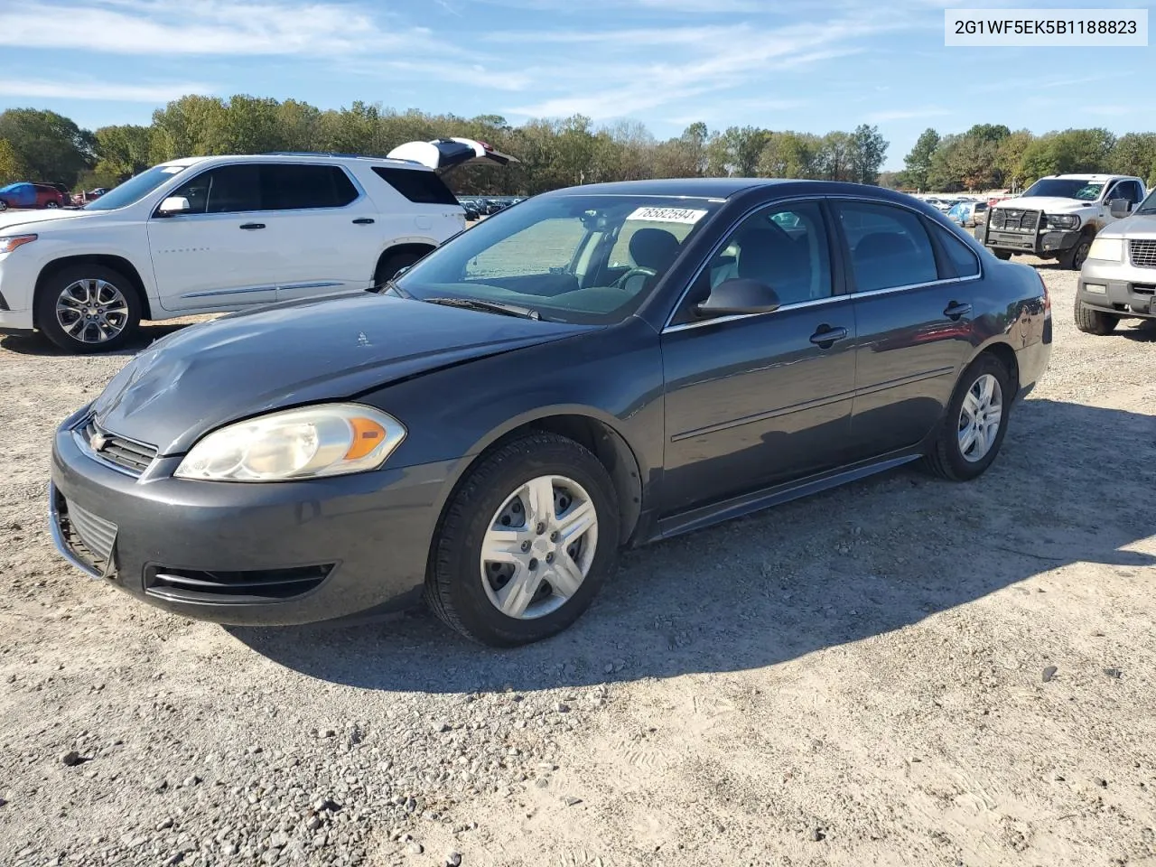 2011 Chevrolet Impala Ls VIN: 2G1WF5EK5B1188823 Lot: 78582594