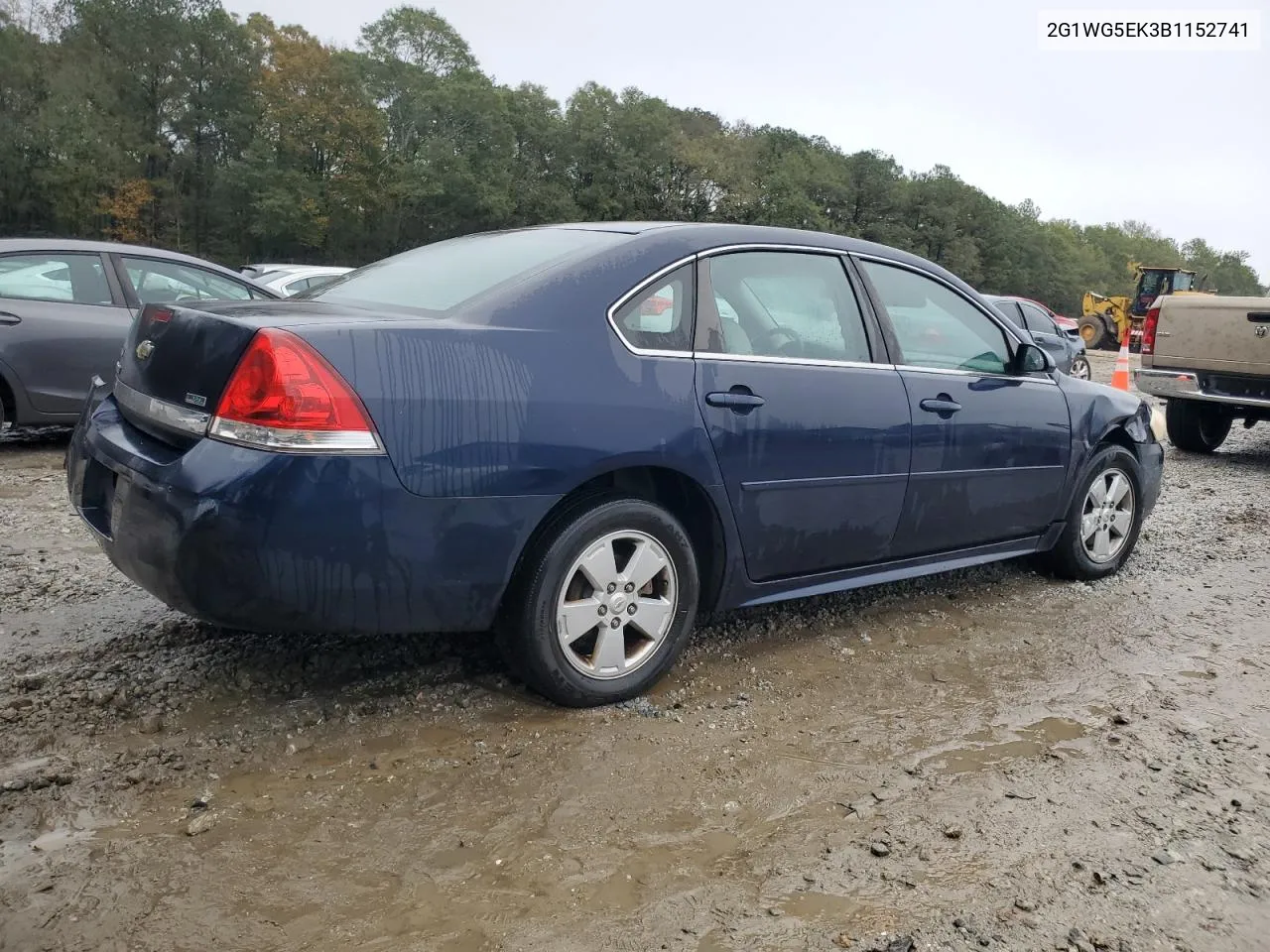 2011 Chevrolet Impala Lt VIN: 2G1WG5EK3B1152741 Lot: 80202534