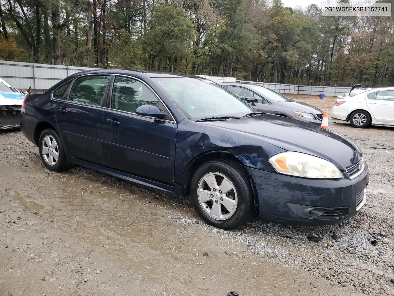 2011 Chevrolet Impala Lt VIN: 2G1WG5EK3B1152741 Lot: 80202534