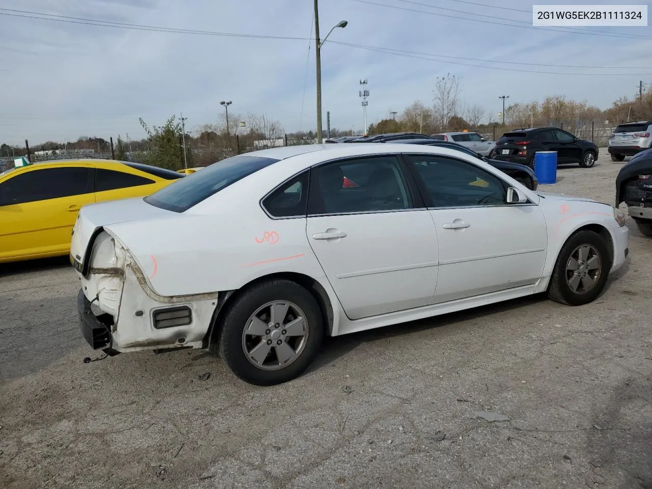 2011 Chevrolet Impala Lt VIN: 2G1WG5EK2B1111324 Lot: 80236324