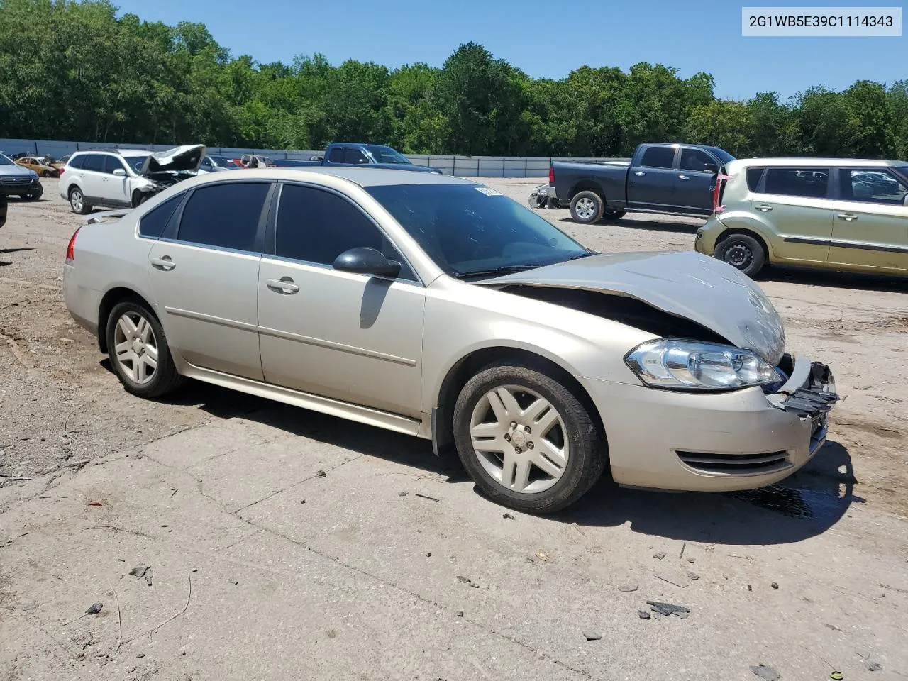 2012 Chevrolet Impala Lt VIN: 2G1WB5E39C1114343 Lot: 53851514