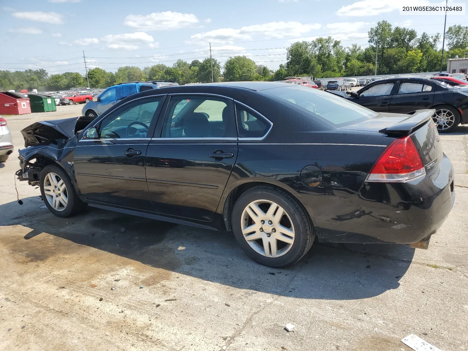 2012 Chevrolet Impala Lt VIN: 2G1WG5E36C1126483 Lot: 64647654