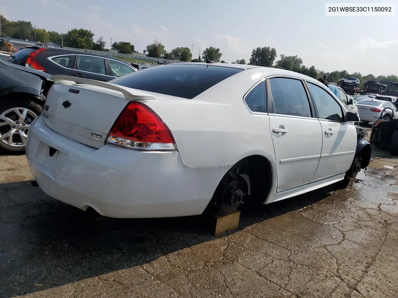 2012 Chevrolet Impala Lt VIN: 2G1WB5E33C1150092 Lot: 65760254