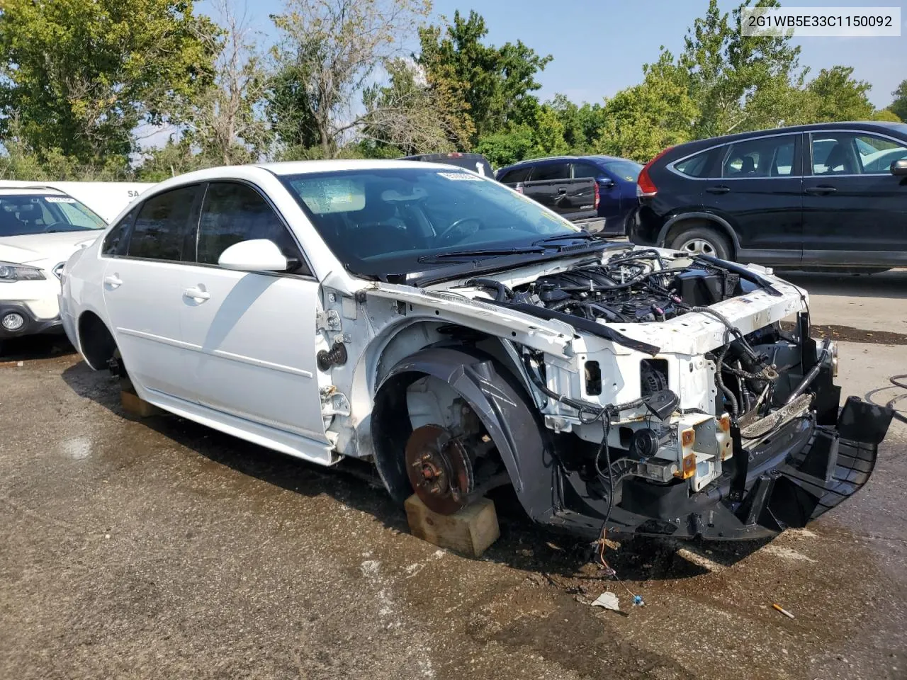 2G1WB5E33C1150092 2012 Chevrolet Impala Lt