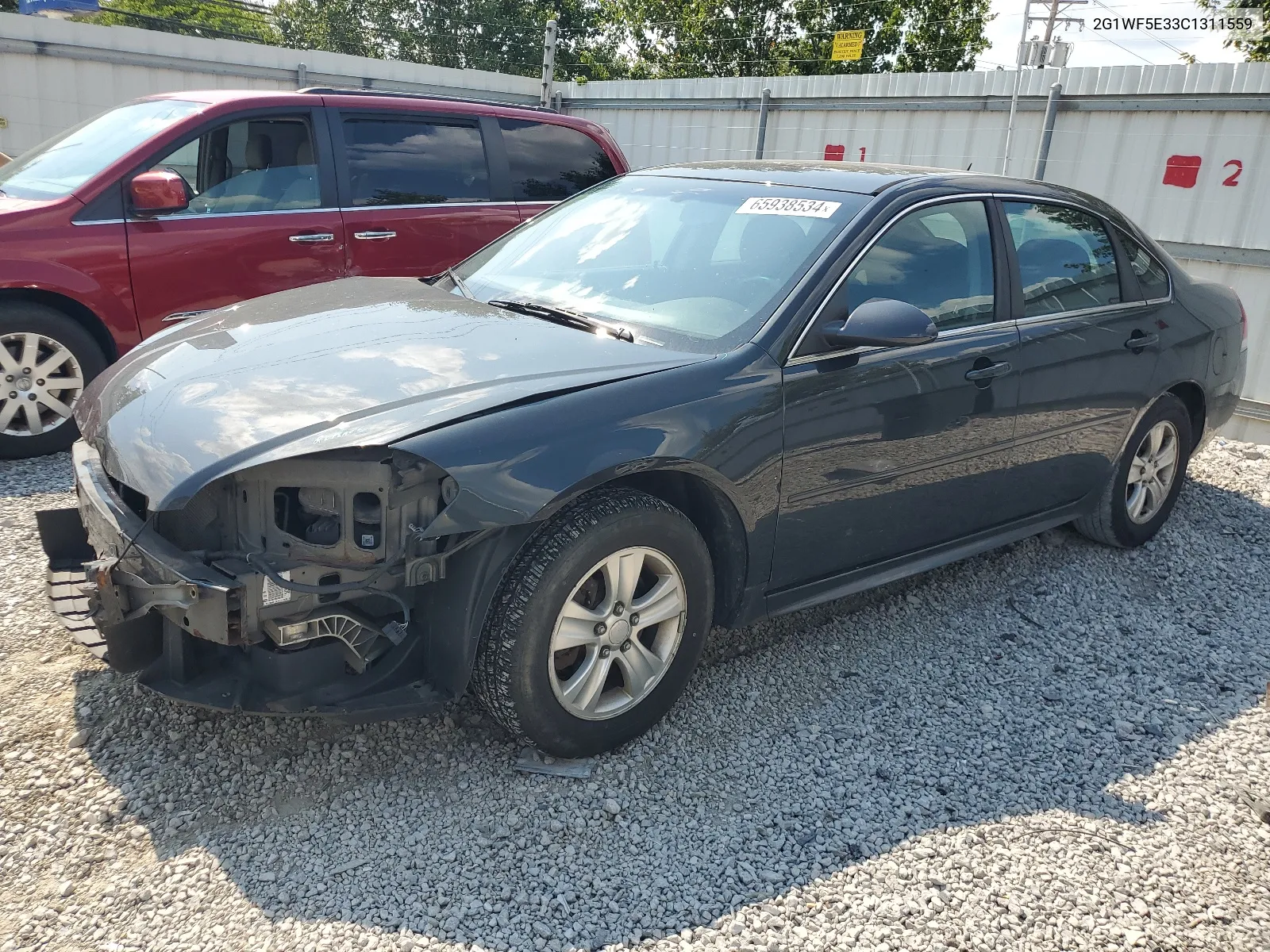 2012 Chevrolet Impala Ls VIN: 2G1WF5E33C1311559 Lot: 65938534