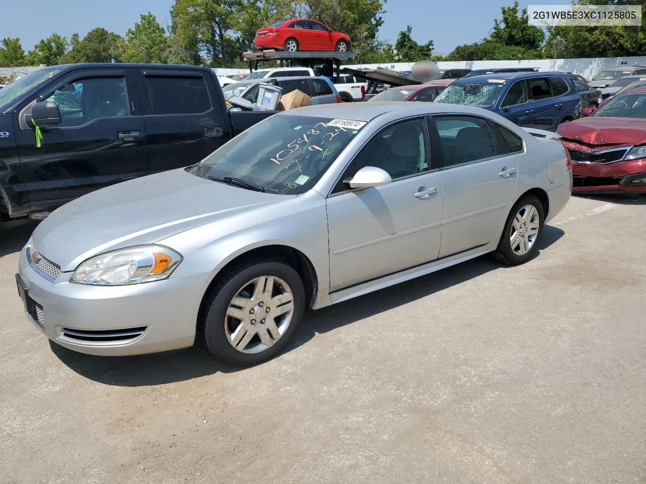 2012 Chevrolet Impala Lt VIN: 2G1WB5E3XC1125805 Lot: 66168974