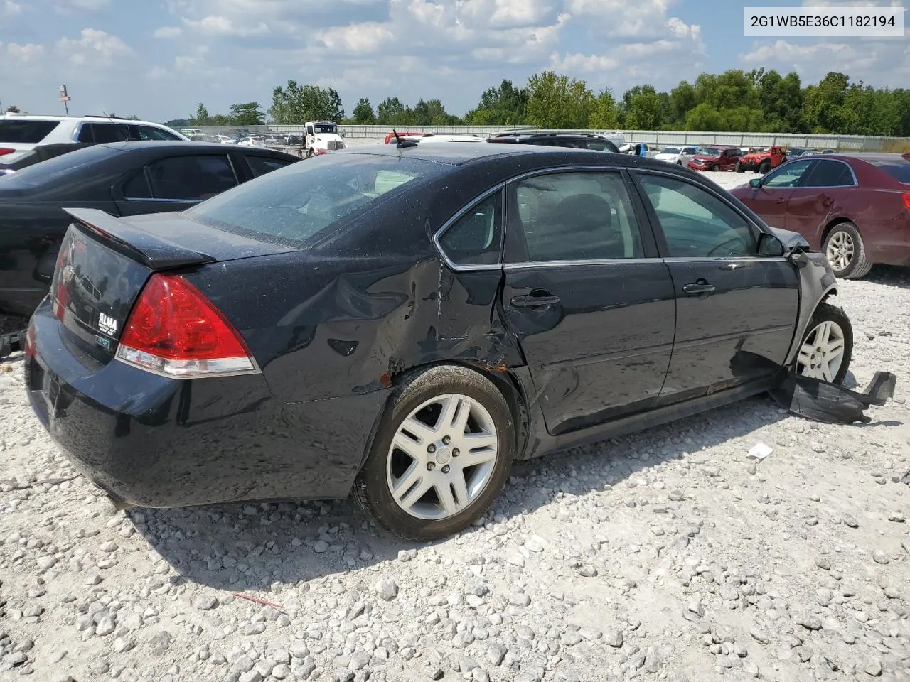 2012 Chevrolet Impala Lt VIN: 2G1WB5E36C1182194 Lot: 66964814