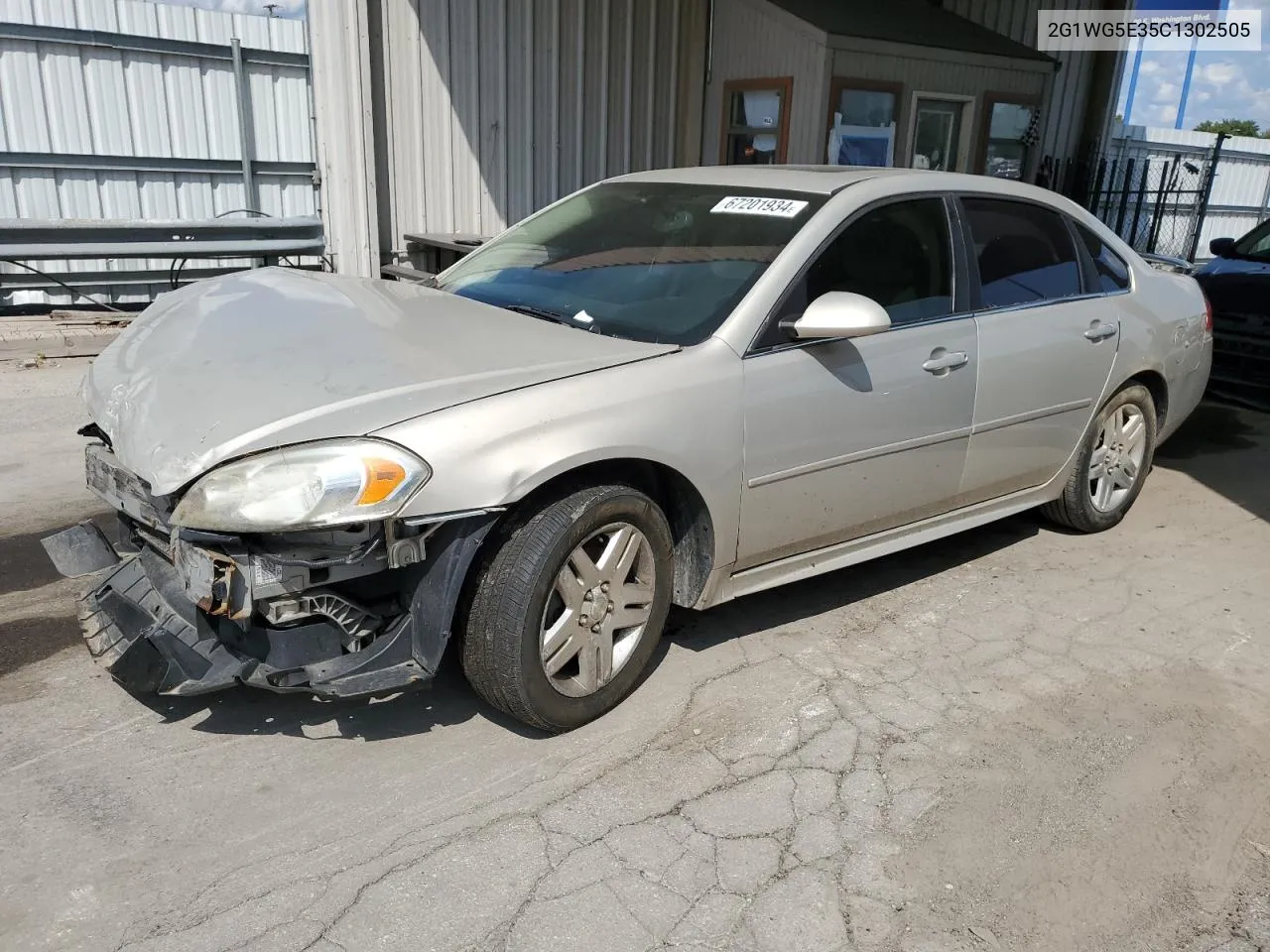 2012 Chevrolet Impala Lt VIN: 2G1WG5E35C1302505 Lot: 67201934