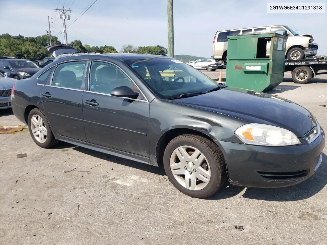 2012 Chevrolet Impala Lt VIN: 2G1WG5E34C1291318 Lot: 67224534