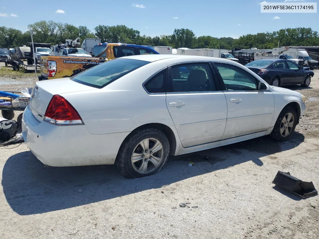 2012 Chevrolet Impala Ls VIN: 2G1WF5E36C1174195 Lot: 67596484