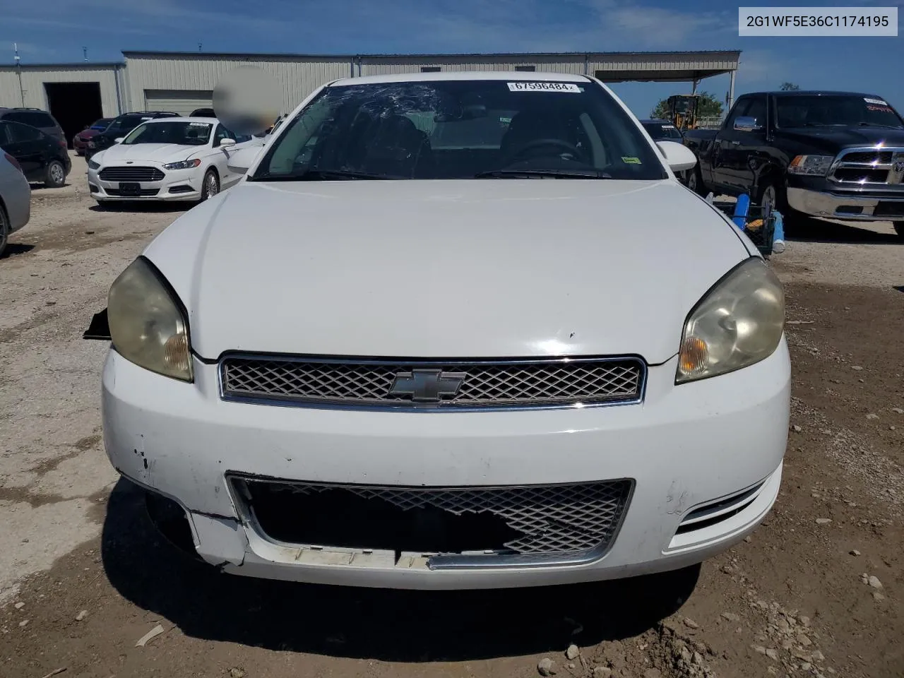 2012 Chevrolet Impala Ls VIN: 2G1WF5E36C1174195 Lot: 67596484