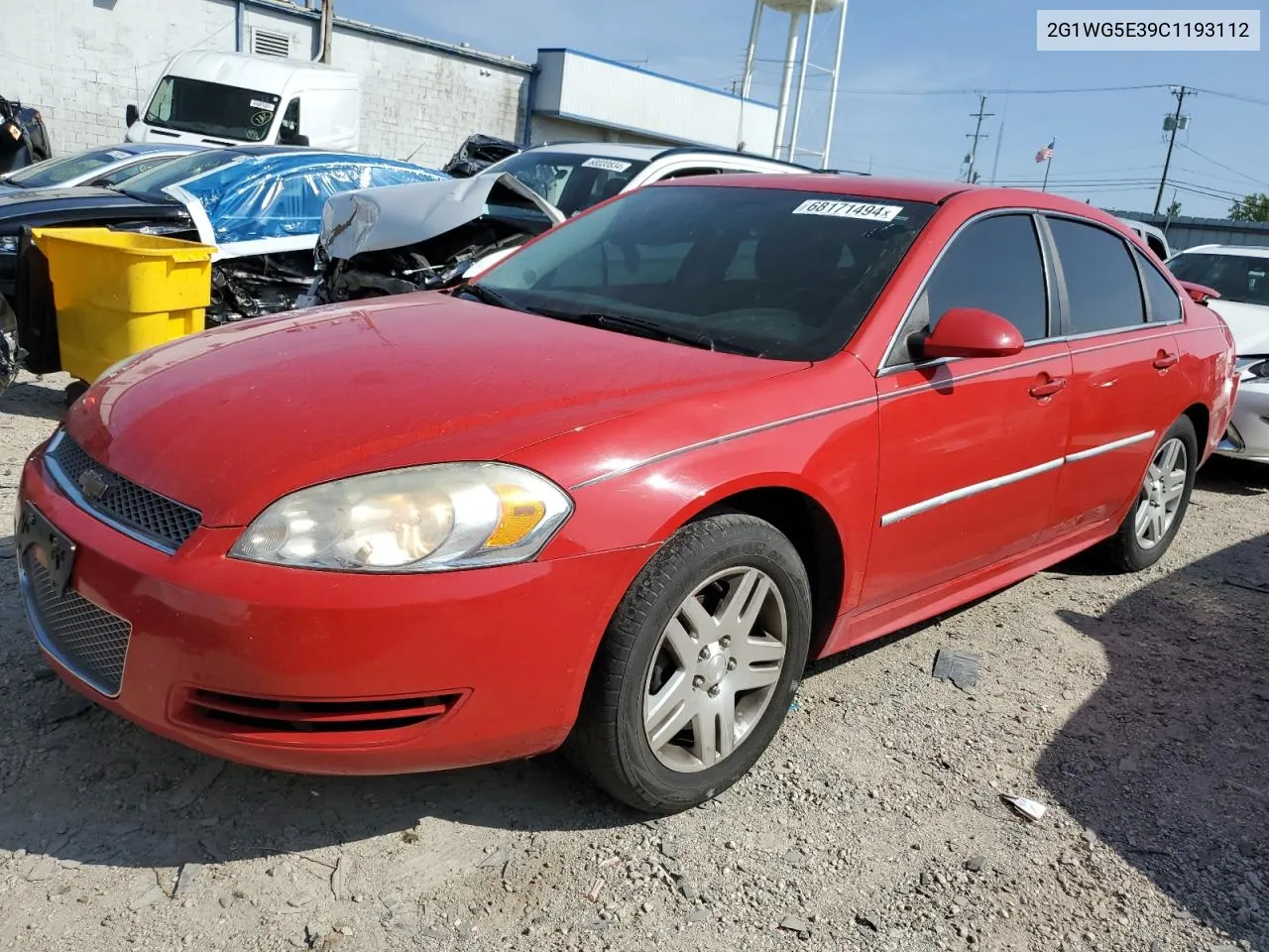 2012 Chevrolet Impala Lt VIN: 2G1WG5E39C1193112 Lot: 68171494