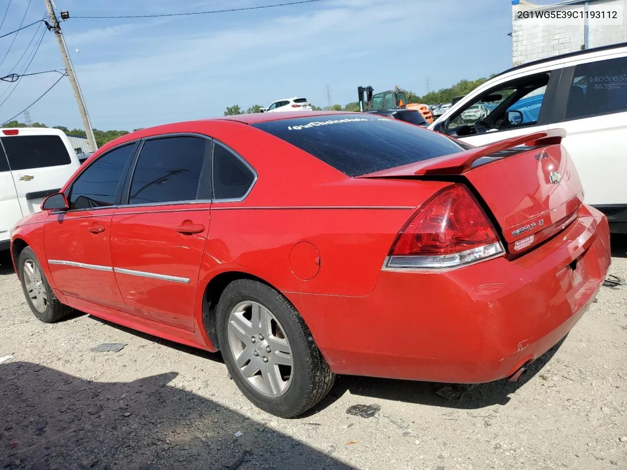 2012 Chevrolet Impala Lt VIN: 2G1WG5E39C1193112 Lot: 68171494