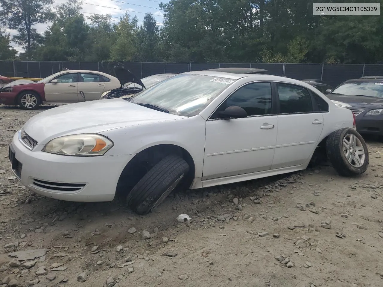 2G1WG5E34C1105339 2012 Chevrolet Impala Lt