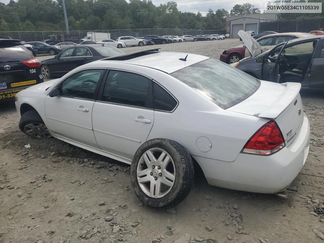 2G1WG5E34C1105339 2012 Chevrolet Impala Lt