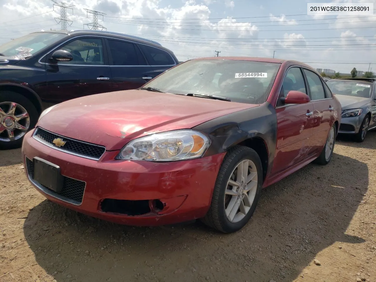 2012 Chevrolet Impala Ltz VIN: 2G1WC5E38C1258091 Lot: 68544994