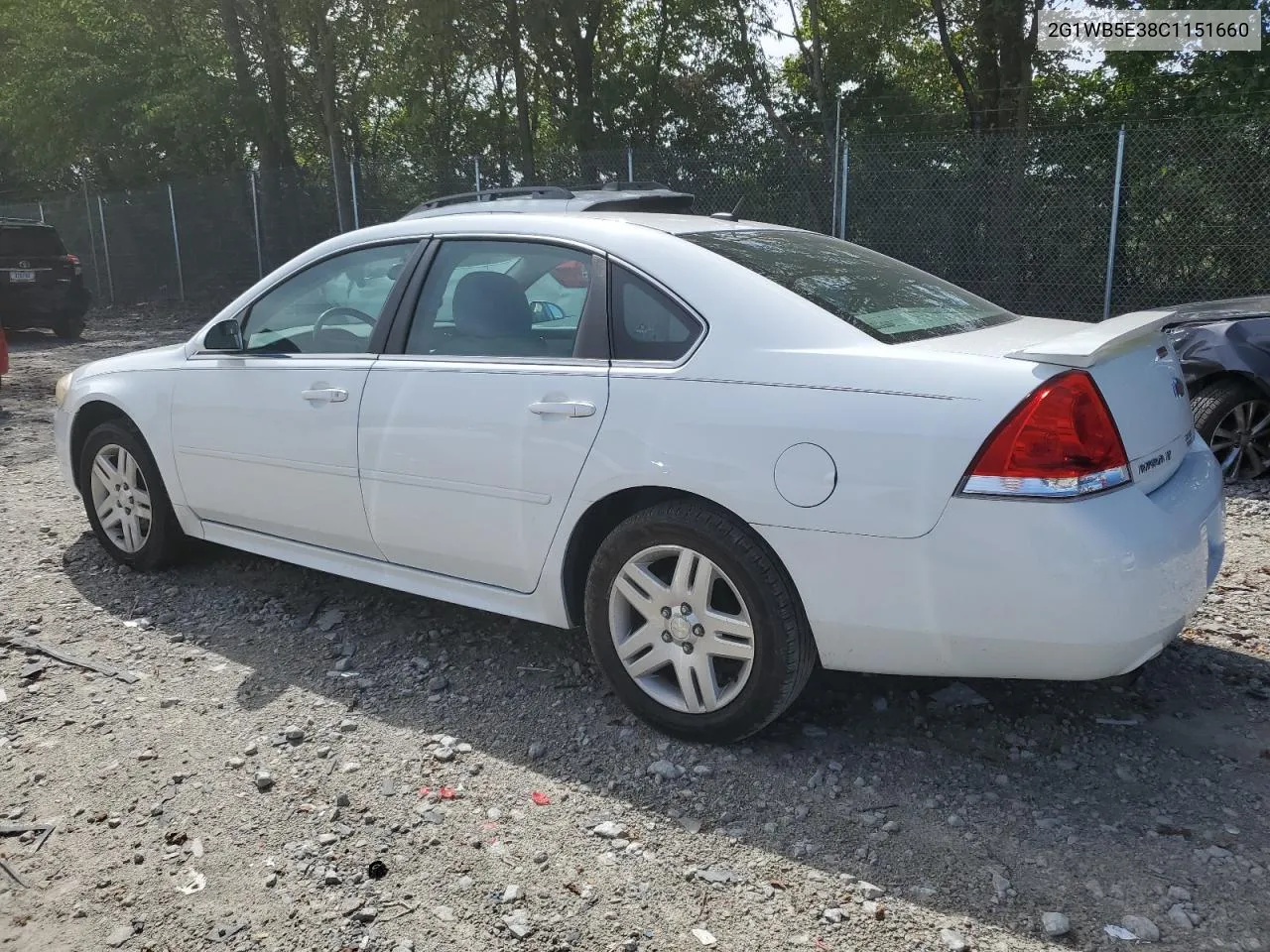 2012 Chevrolet Impala Lt VIN: 2G1WB5E38C1151660 Lot: 69173074