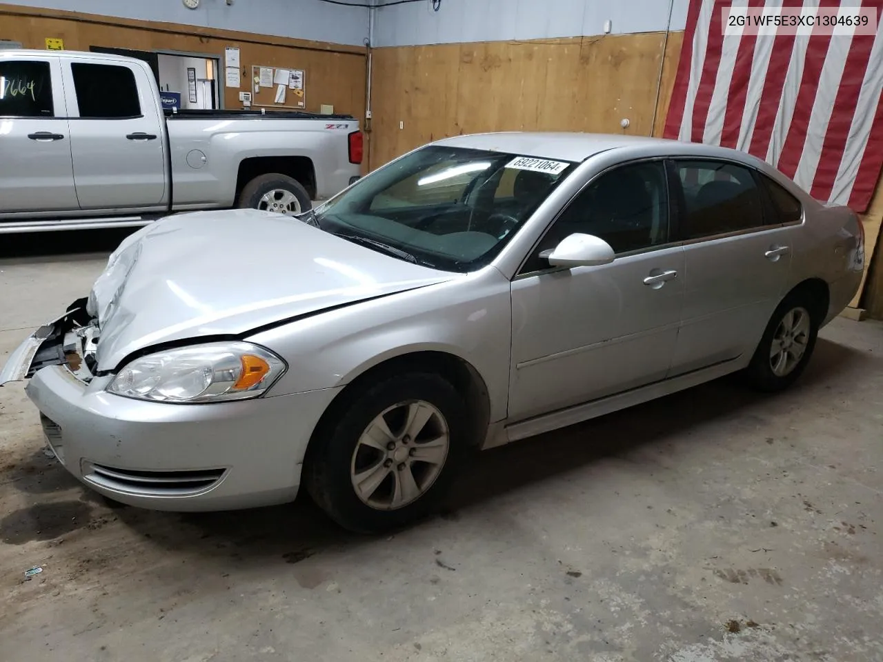 2012 Chevrolet Impala Ls VIN: 2G1WF5E3XC1304639 Lot: 69221064