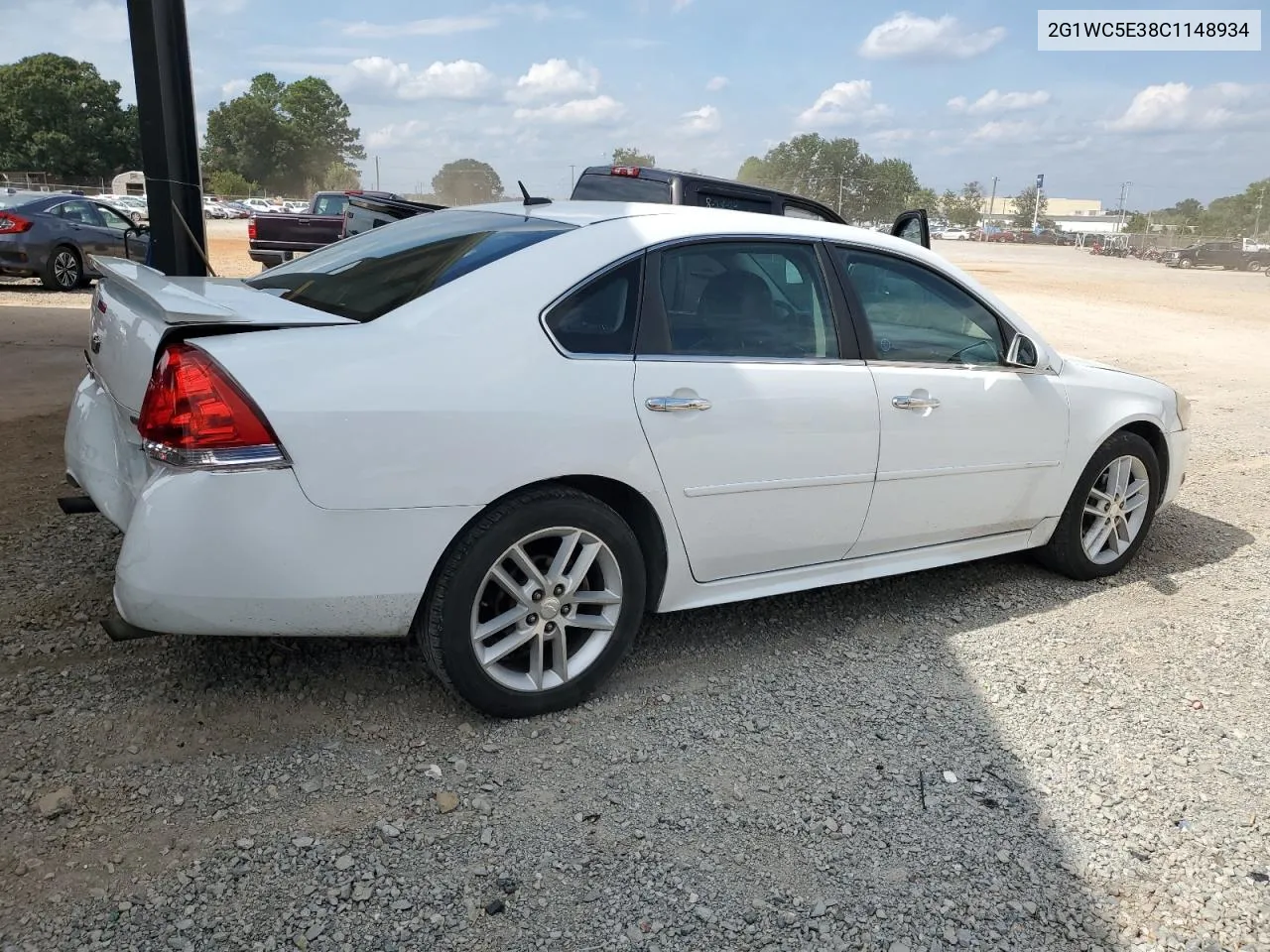 2012 Chevrolet Impala Ltz VIN: 2G1WC5E38C1148934 Lot: 69713944