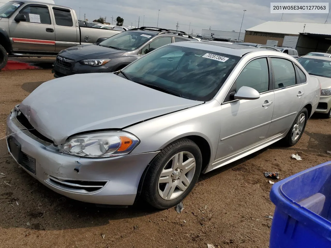 2012 Chevrolet Impala Lt VIN: 2G1WG5E34C1277063 Lot: 70287364