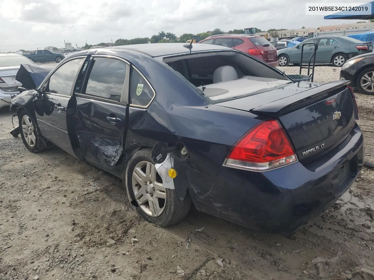 2012 Chevrolet Impala Lt VIN: 2G1WB5E34C1242019 Lot: 70305274