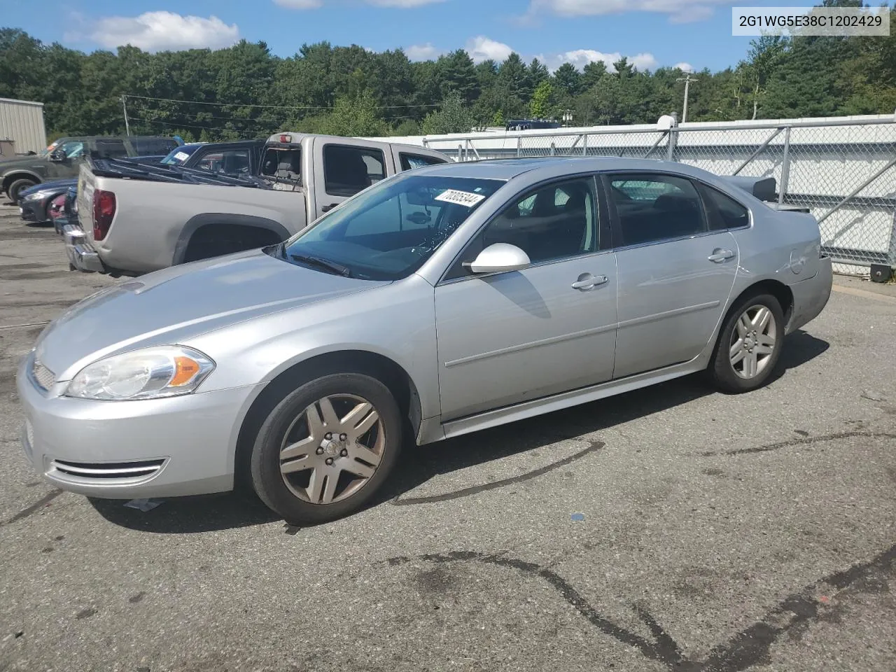 2012 Chevrolet Impala Lt VIN: 2G1WG5E38C1202429 Lot: 70305344