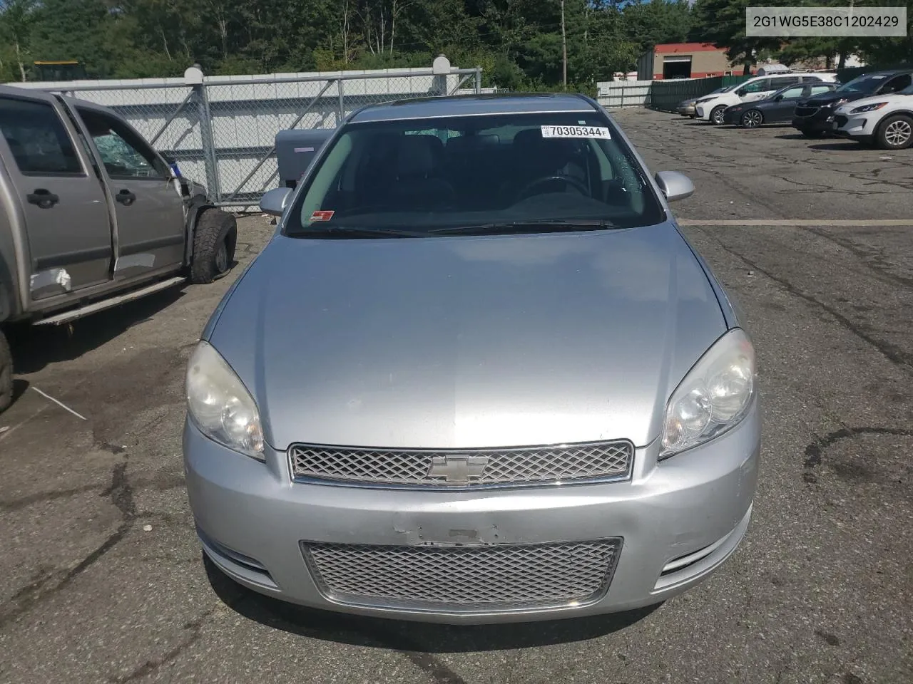 2012 Chevrolet Impala Lt VIN: 2G1WG5E38C1202429 Lot: 70305344