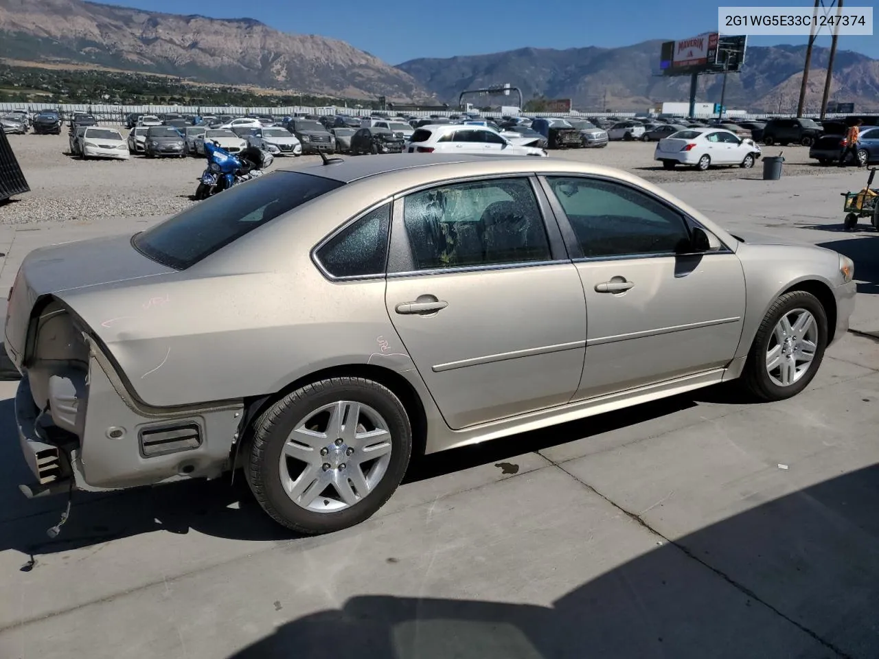 2012 Chevrolet Impala Lt VIN: 2G1WG5E33C1247374 Lot: 70397344