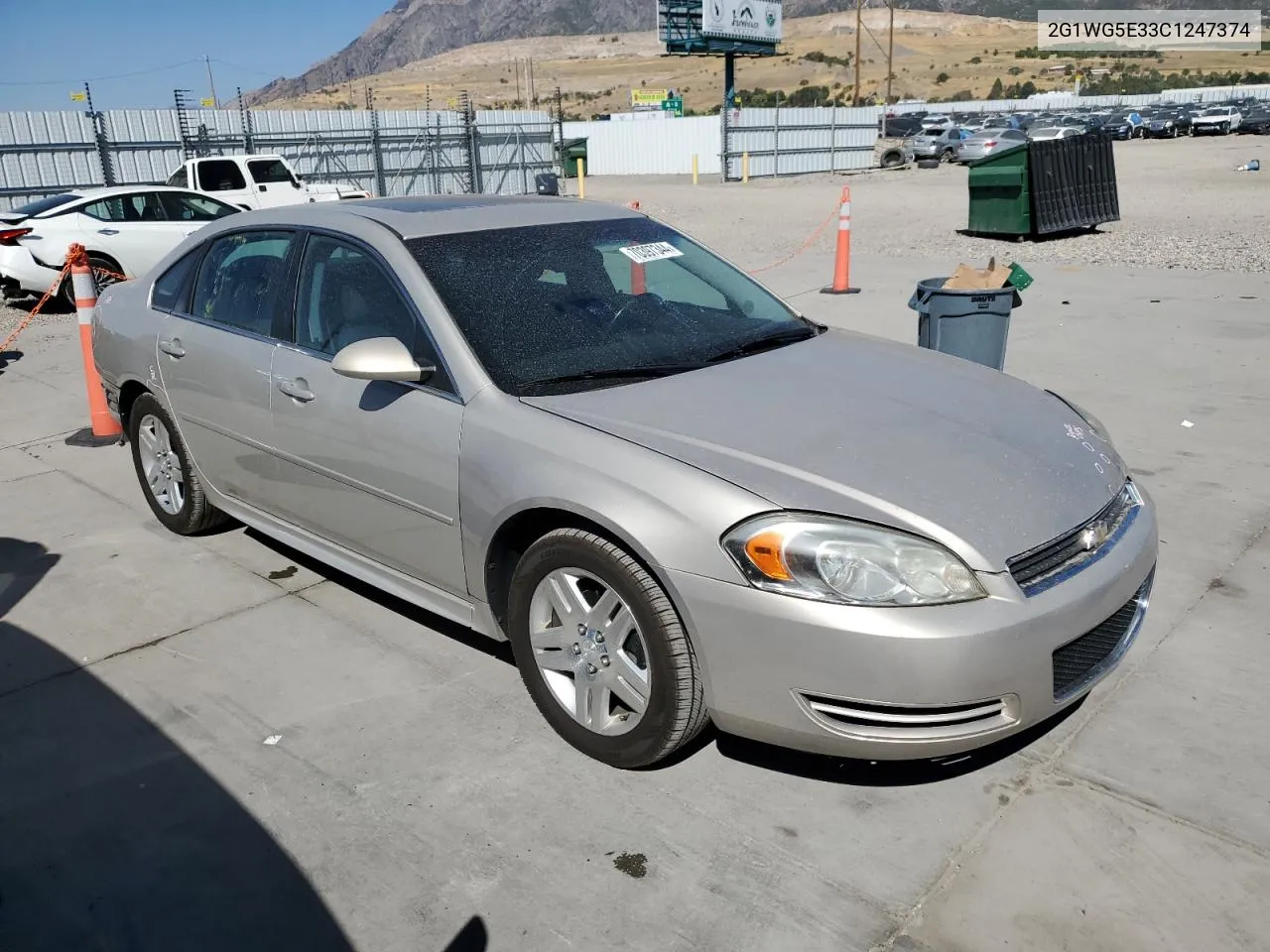 2012 Chevrolet Impala Lt VIN: 2G1WG5E33C1247374 Lot: 70397344