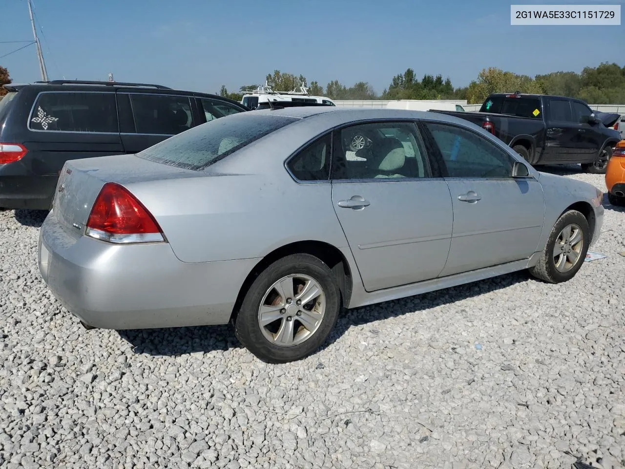 2012 Chevrolet Impala Ls VIN: 2G1WA5E33C1151729 Lot: 71612714