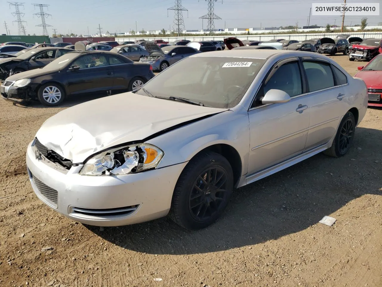 2012 Chevrolet Impala Ls VIN: 2G1WF5E36C1234010 Lot: 72044264