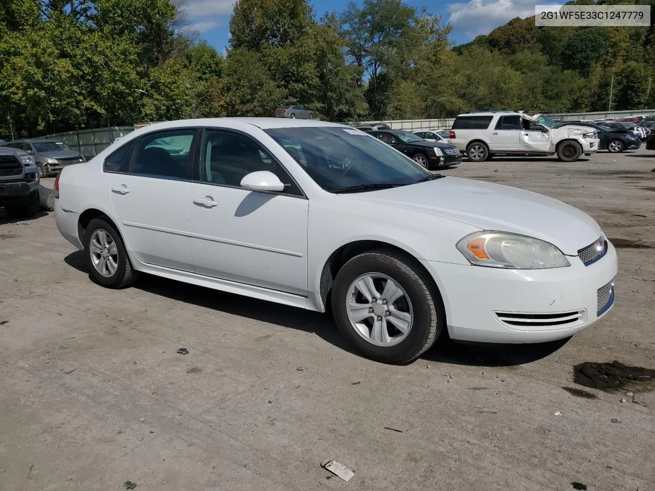 2012 Chevrolet Impala Ls VIN: 2G1WF5E33C1247779 Lot: 72246144