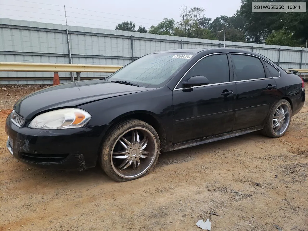 2012 Chevrolet Impala Lt VIN: 2G1WG5E35C1100411 Lot: 72406154