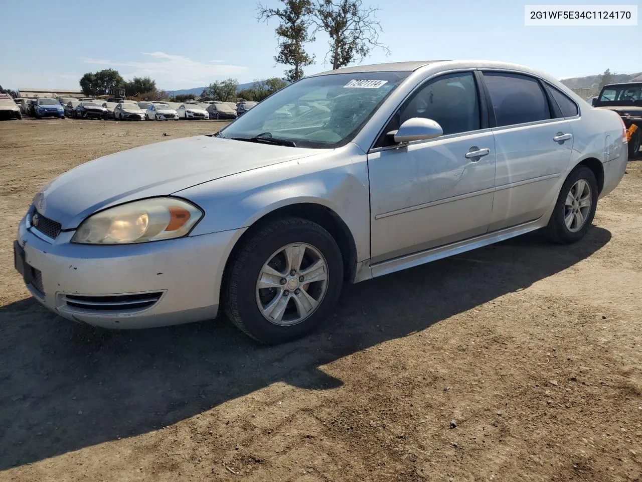 2012 Chevrolet Impala Ls VIN: 2G1WF5E34C1124170 Lot: 72421114