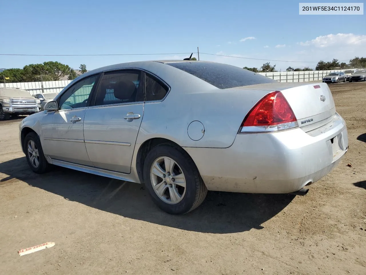 2012 Chevrolet Impala Ls VIN: 2G1WF5E34C1124170 Lot: 72421114