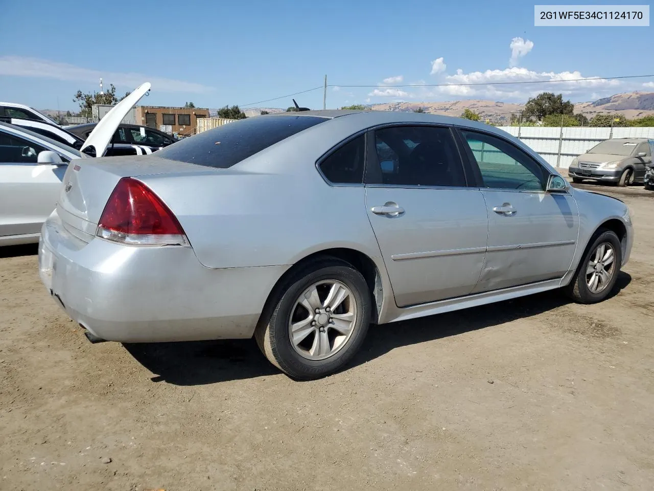 2012 Chevrolet Impala Ls VIN: 2G1WF5E34C1124170 Lot: 72421114