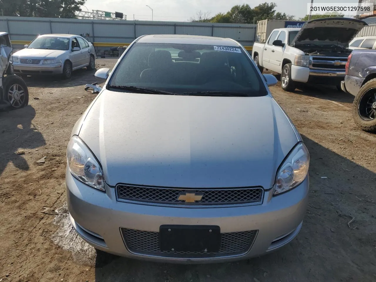 2012 Chevrolet Impala Lt VIN: 2G1WG5E30C1297598 Lot: 72430224