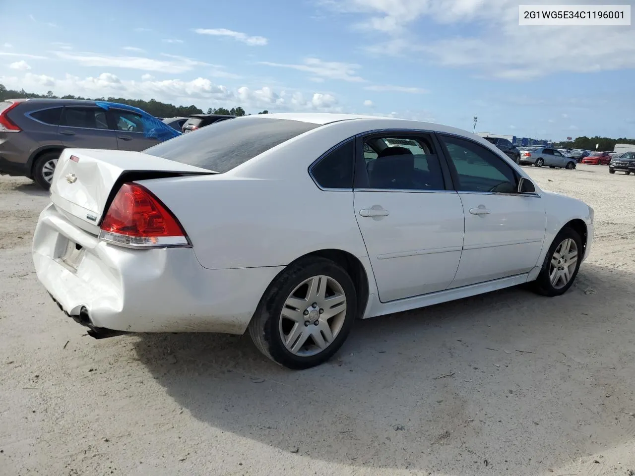 2012 Chevrolet Impala Lt VIN: 2G1WG5E34C1196001 Lot: 72648774