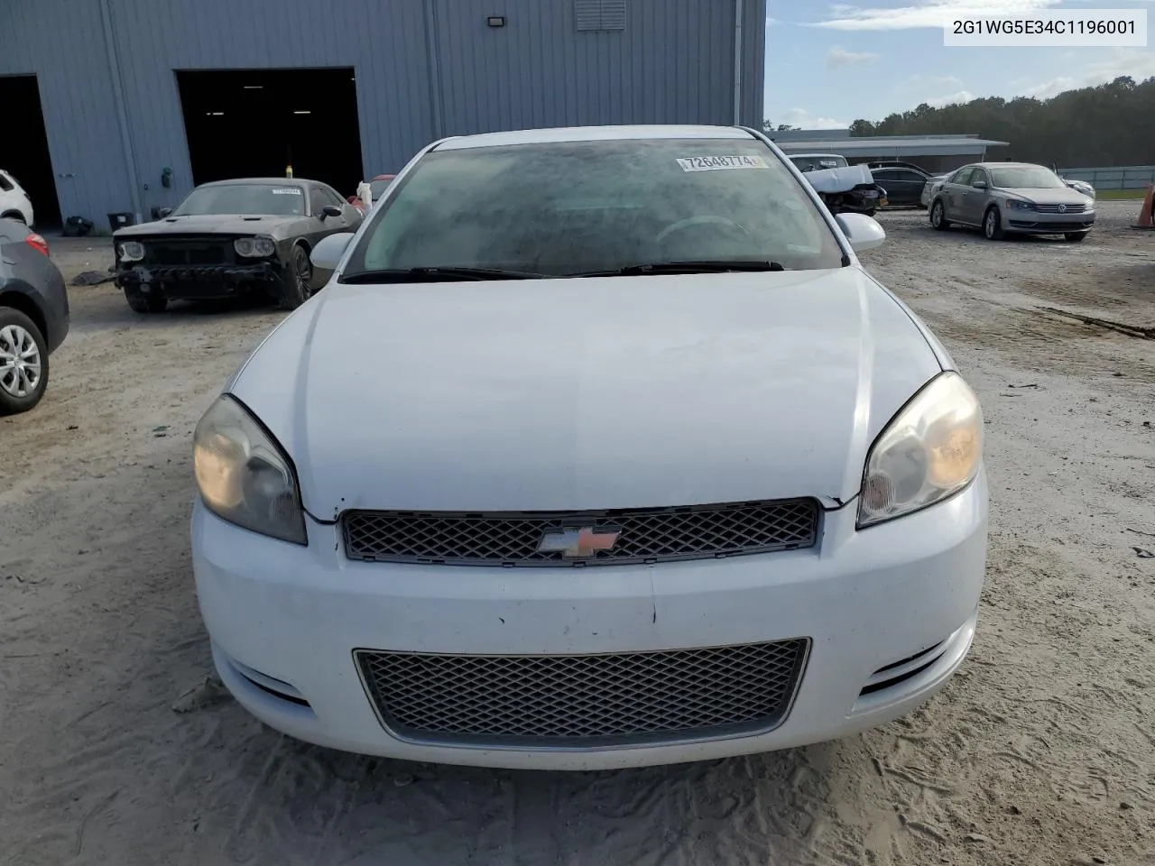 2012 Chevrolet Impala Lt VIN: 2G1WG5E34C1196001 Lot: 72648774