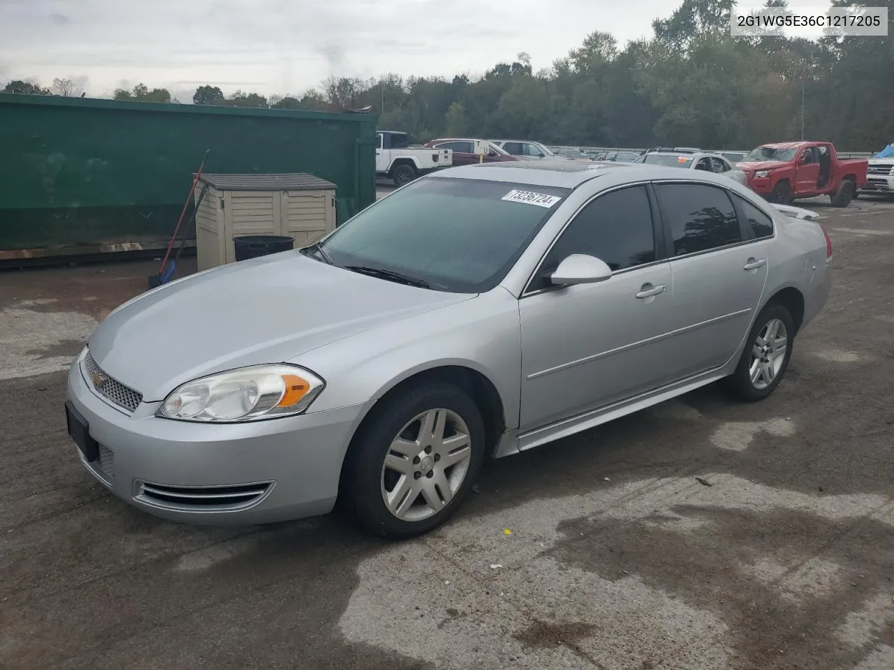 2012 Chevrolet Impala Lt VIN: 2G1WG5E36C1217205 Lot: 73236724