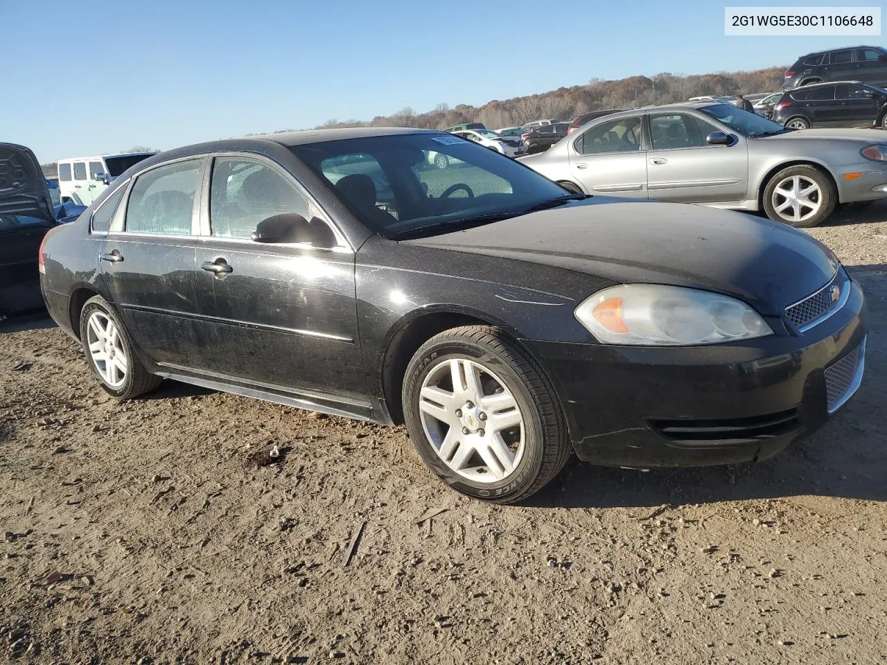 2012 Chevrolet Impala Lt VIN: 2G1WG5E30C1106648 Lot: 73971863