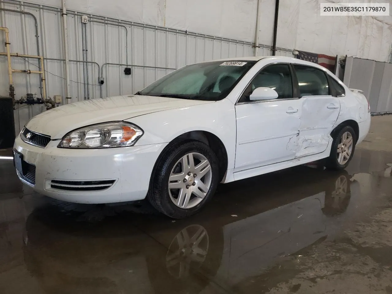 2012 Chevrolet Impala Lt VIN: 2G1WB5E35C1179870 Lot: 74269814