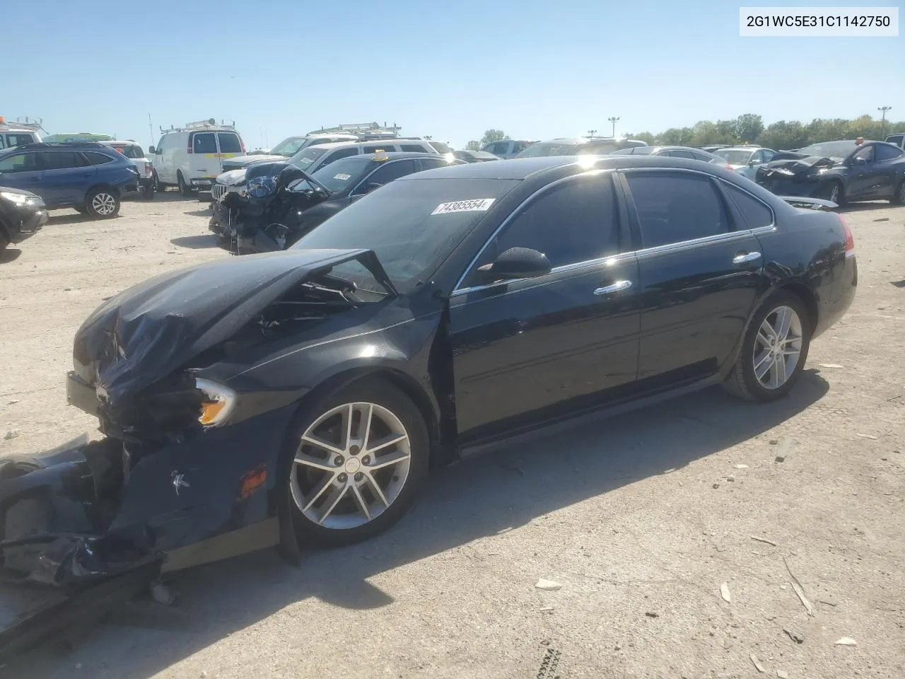 2012 Chevrolet Impala Ltz VIN: 2G1WC5E31C1142750 Lot: 74385554