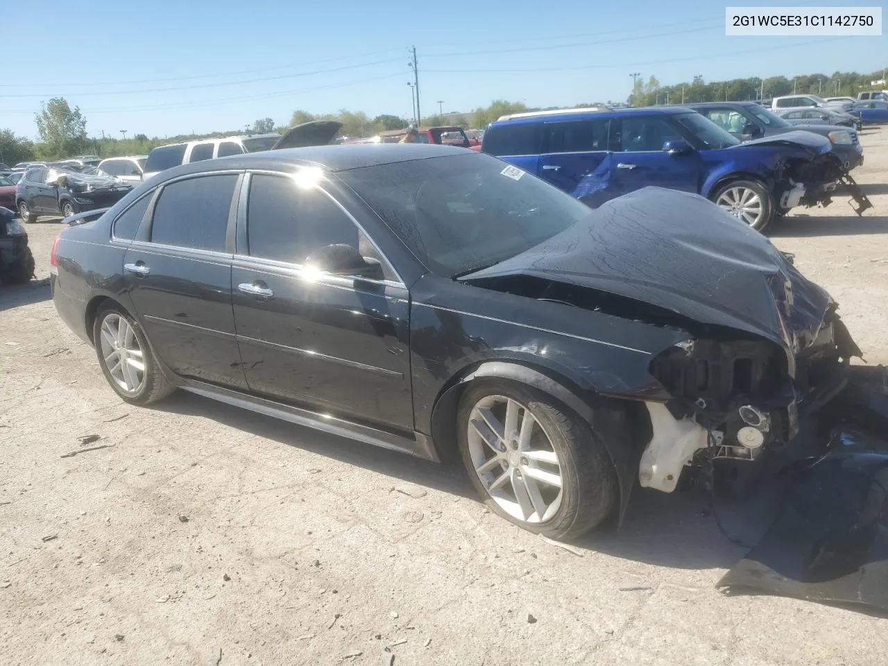 2012 Chevrolet Impala Ltz VIN: 2G1WC5E31C1142750 Lot: 74385554