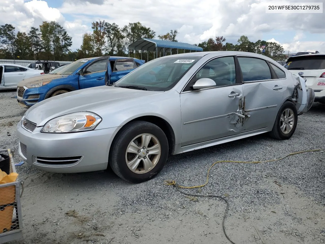 2012 Chevrolet Impala Ls VIN: 2G1WF5E30C1279735 Lot: 74569204