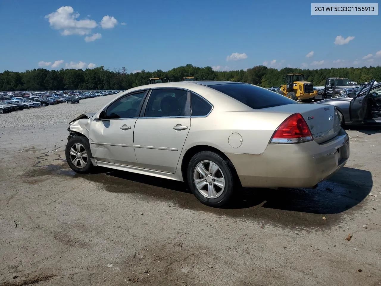 2012 Chevrolet Impala Ls VIN: 2G1WF5E33C1155913 Lot: 74687494