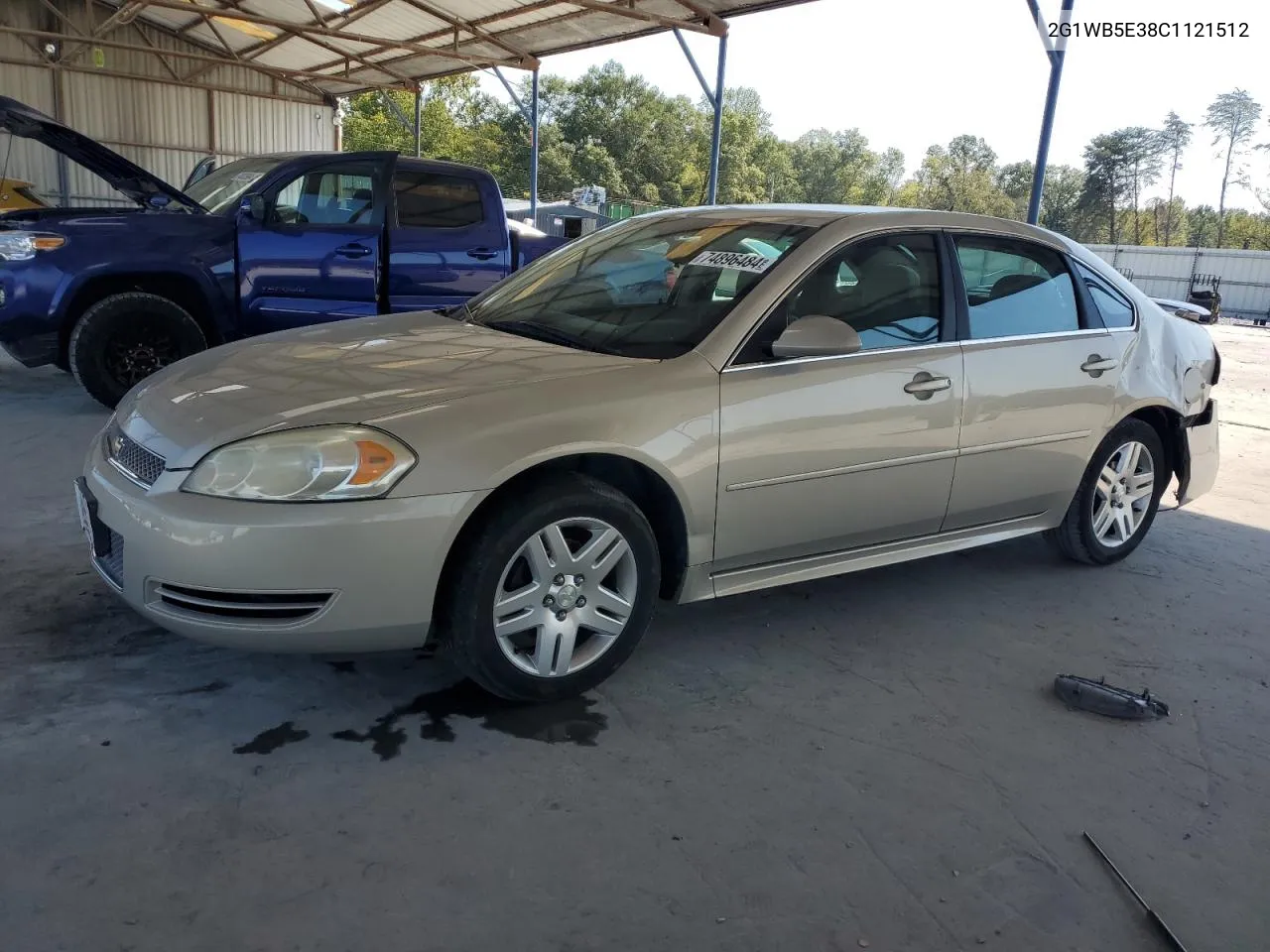 2012 Chevrolet Impala Lt VIN: 2G1WB5E38C1121512 Lot: 74896484